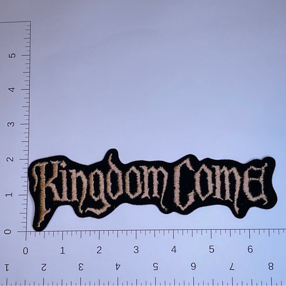 Kingdom Come Band patch Black and Gold